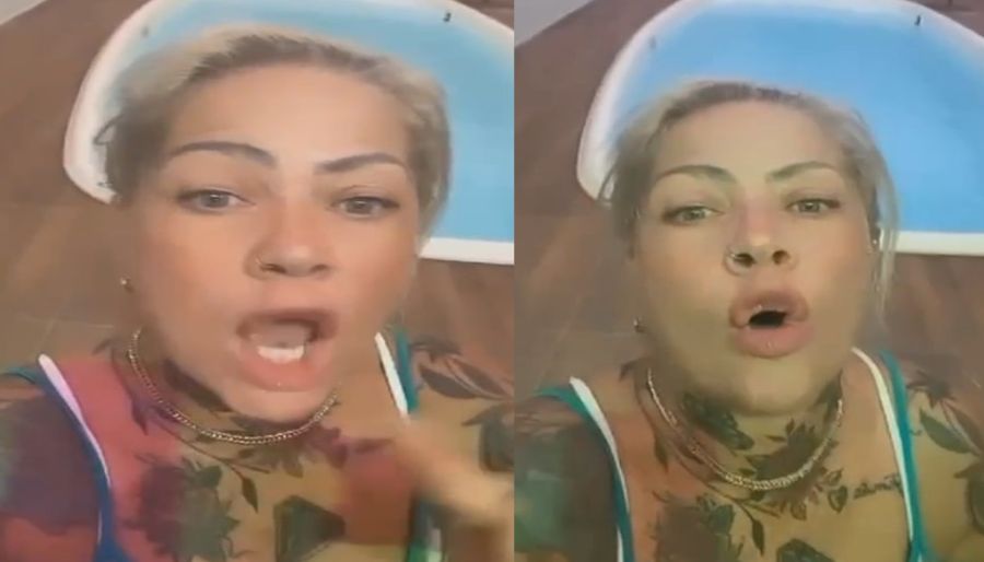 Mulher falando sobre o sul