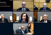 Ministro do STJ se retira da sessão em protesto contra colega ministra