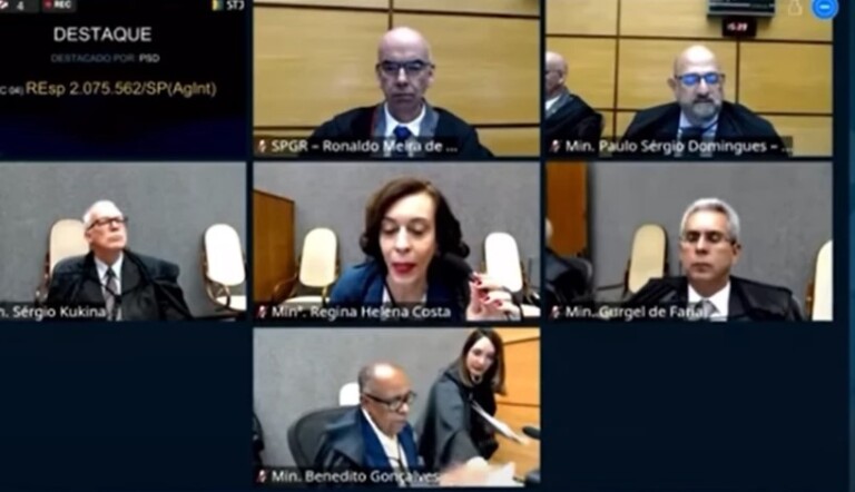 Ministro do STJ se retira da sessão em protesto contra colega ministra