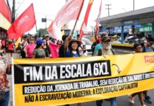Mobilização na Zona Leste de Manaus exige o fim da escala “6 por 1” no Brasil