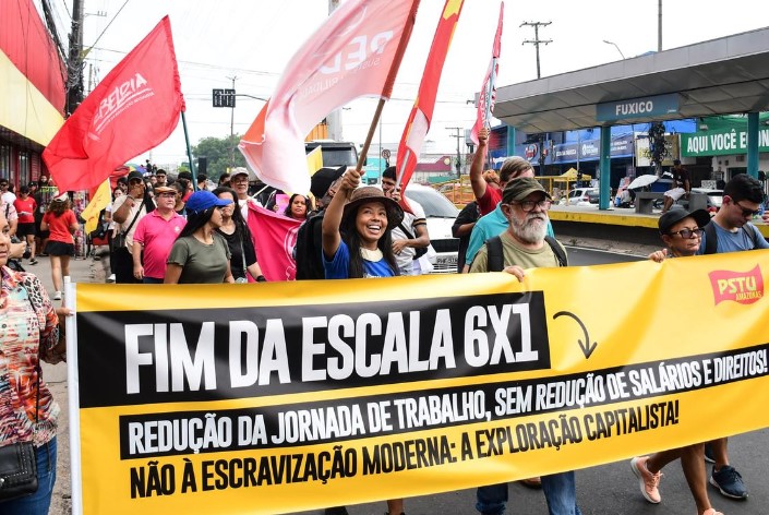 Mobilização na Zona Leste de Manaus exige o fim da escala “6 por 1” no Brasil