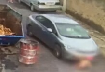 Criança de 6 anos é atropelada enquanto brincava em triciclo