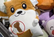 Detalhe em brinquedo infantil vendido por rede de supermercado é comparado a genitália e viraliza