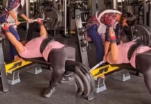 Bodybuilder fica preso sob barra de 165 kg e quase se asfixia durante treino