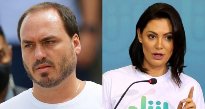 carlos bolsonaro e michelle