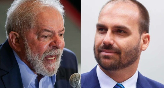 lula e eduardo bolsonaro