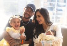 Neymar e Bruna Biancardi apresentam Mel, a nova filha do casal, nas redes sociais