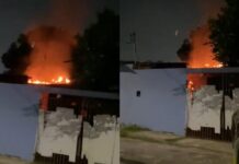 Incêndio destrói residência na Colônia Terra Nova após falha de energia em Manaus