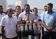 Governador Wilson Lima vistoria envio de Estação de Tratamento de Água que vai beneficiar mais de 30 mil moradores em São Gabriel da Cachoeira