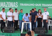 Governador Wilson Lima assina ordem de serviço para reforma de hospital em Urucurituba e inaugura Telessaúde