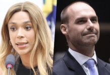 Erika Hilton pede inelegibilidade de Eduardo após fala sobre anistia