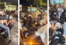 PM é agredido por motociclistas ao tentar prender suspeito durante ‘rolezinho’ no ABC