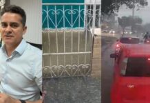 David Almeida é detonado por alerta de chuva atrasado: ‘chegou depois de alagar a casa’