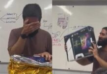 Alunos presenteiam professor com PlayStation 5 e gesto viraliza nas redes