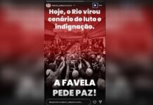 Marcinho VP, líder do Comando Vermelho e pai do trapper Oruam, critica operação policial no Complexo do Alemão e Penha