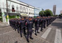 Governador Wilson Lima lança Operação Natal Mais Seguro 2025 com reforço de 500 alunos soldados nas ruas de Manaus