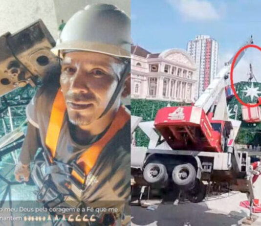Tragédia! Trabalhador morre após desabamento da árvore de Natal durante montagem no Largo São Sebastião