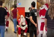 Papai Noel é preso por abuso enquanto trabalhava caracterizado