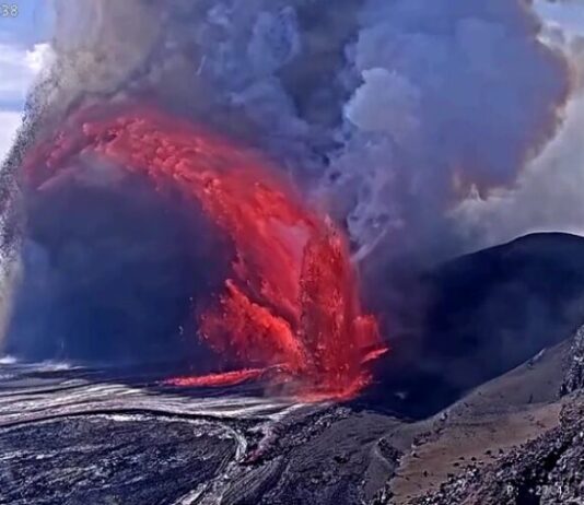 Erupção do Kilauea destrói câmera de monitoramento no Havaí
