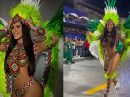 Ex-BBB Isabelle Nogueira anuncia saída do posto de musa da Grande Rio