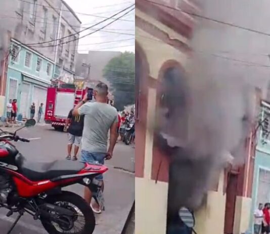Incêndio destrói mercado no Centro de Manaus e levanta suspeita de crime