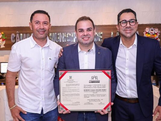 Em Lábrea, presidente Roberto Cidade recebe Título de Cidadão Labrense e reforça compromisso com o município