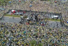 USP estima público de 18 mil pessoas em ato de Nikolas Ferreira em Brasília