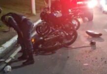 Motociclista morre durante grave acidente de trânsito na Avenida Coronel Teixeira em Manaus