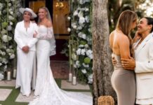 Marta diz ‘Sim’ e se casa em cerimônia estilosa nos Estados Unidos