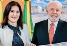 Ministra Simone Tebet comunica a Lula decisão de sair do governo