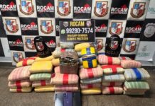 Rocam intercepta embarcação e apreende 90 kg de drogas no porto de Manaus