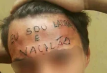“Ladrão e vacilão”: jovem que teve frase tatuada na testa é preso novamente em flagrante