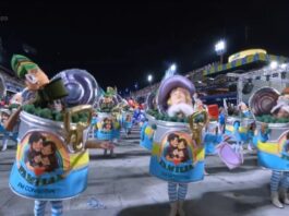 Acadêmicos de Niterói ironiza conservadores e põe “evangélicos em lata” em desfile pró-Luiz Inácio Lula da Silva