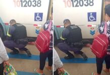 Mulher fica gravemente ferida após ter perna esmagada por ônibus no Terminal 1