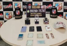 Casal é preso após roubo de R$ 10 mil em produtos de loja no Adrianópolis, em Manaus