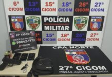 Homem de 19 anos é preso após fuga, queda de moto e confissão de assaltos na Zona Norte de Manaus