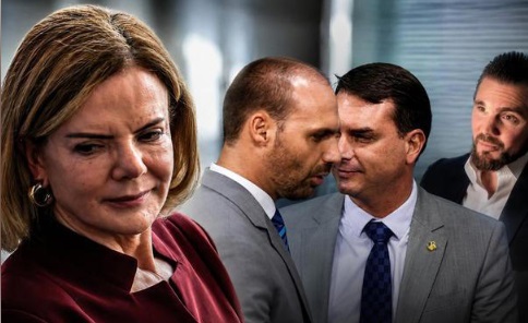 Gleisi e bolsonaros