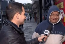 “Culpado é o Lula”, diz entrevistado e surpreende repórter da Globo ao vivo