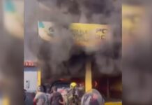 Incêndio atinge loja automotiva no bairro Cidade Nova, em Manaus