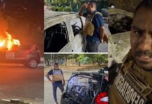 VÍDEO: Repórter Eudogio Gonçalves se pronuncia após carro pegar fogo: “Deus vai dar muito mais”