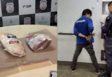 Segurança flagra homem tentando furtar duas picanhas em supermercado de Educandos
