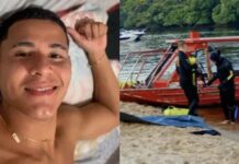 Acidente durante travessia termina com mort3 de jovem na Praia do Tupé, em Manaus