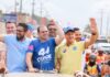 Adjuto Afonso participa de carreata em Iranduba ao lado de Roberto Cidade