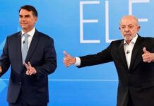 Flávio chama Lula de “pai do tigrinho” e presidente rebate durante debate na Globo