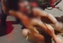 Suspeito de assaltos no São Francisco recebe “carinho” de moradores revoltados em Manaus