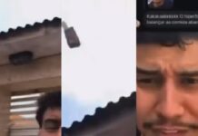 VÍDEO: Entregador de Manaus diz que balança sacolas e joga pedidos por cima do muro quando clientes demoram