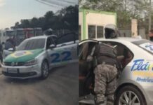 Rocam para carro de campanha de Flávio Bolsonaro e Alfredo Gaspar durante abordagem em Manaus